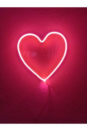 Kalp Neon Şekiller Işaret Neon Led Dekoratif Duvar Aydınlatması Neon Duvar Yazısı kalpneon