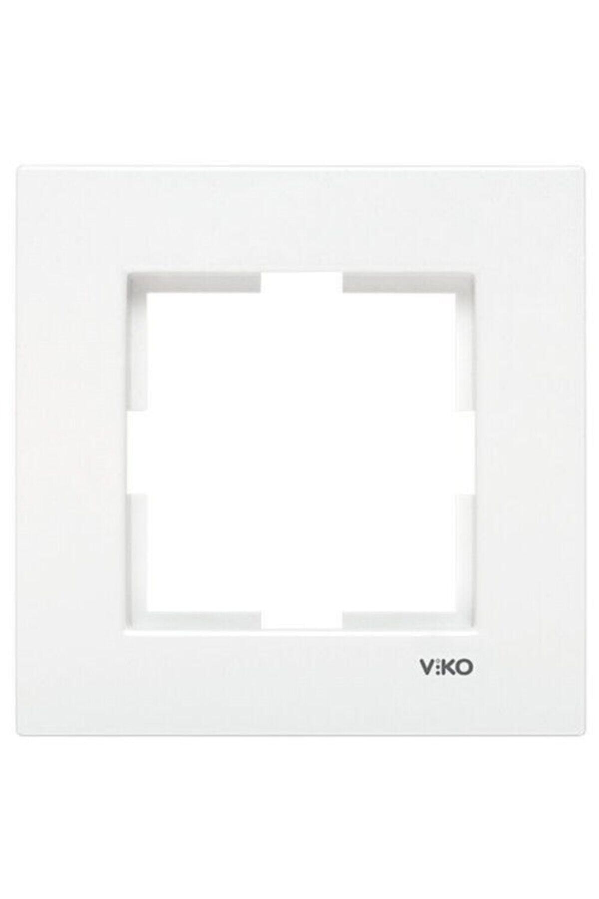 VİKO 10 Adet Karre Tekli Çerçeve Beyaz - 90960200