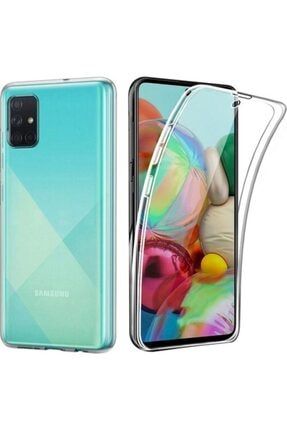 Samsung Galaxy A71 Çift Taraflı Silikon Kılıf Şeffaf P17395S4055