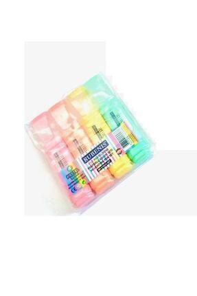 Fosforlu Kalem 4 Lü Pastel Renk - Şeffaf Çantalı Set RUBENIS 0485