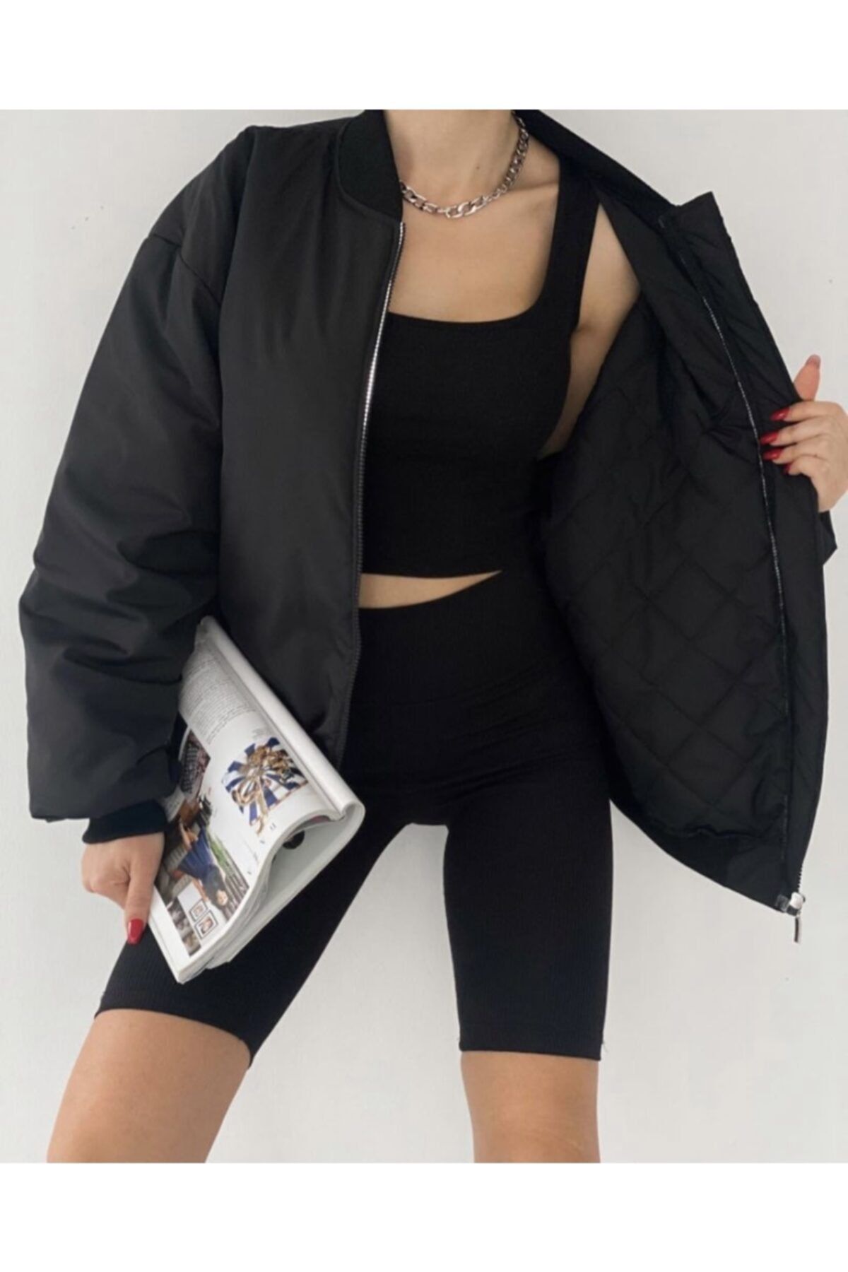 Luna Oversize Bomber Mont