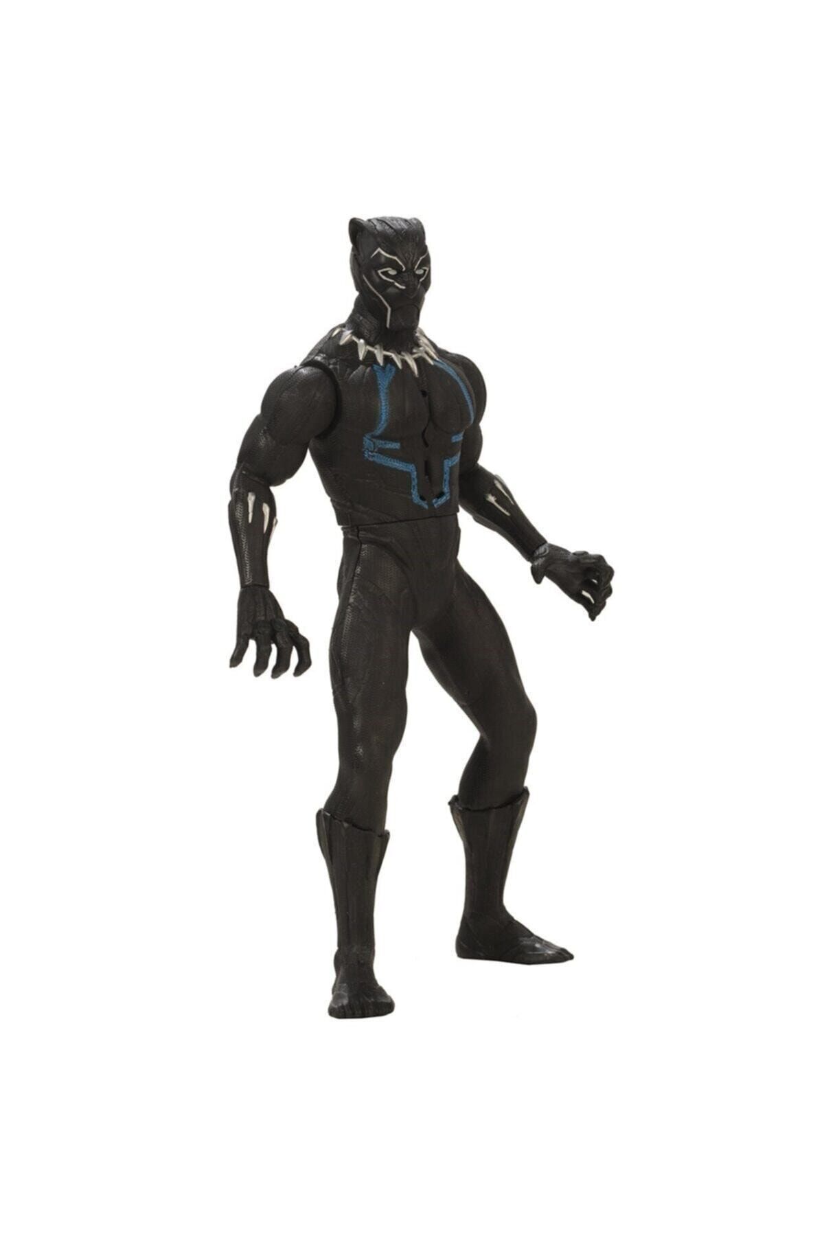 BARAN-Black Panther Toy Character Figure with Sound and Light 30 Cm Black Panther Figure 3