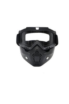 Çıkarılabilir Mx Motosiklet Bisiklet Gözlüğü Gözlük Süngerli Lastikli Maske Kayak Snowboard Maske1
