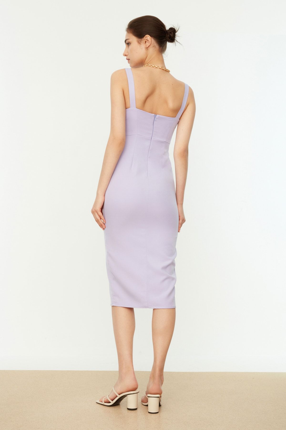 Hibiscus islands midi dress lilac shop