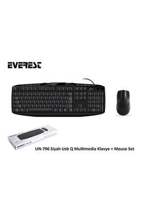 Un-796 Q Usb Siyah Klavye/mouse Set 33172