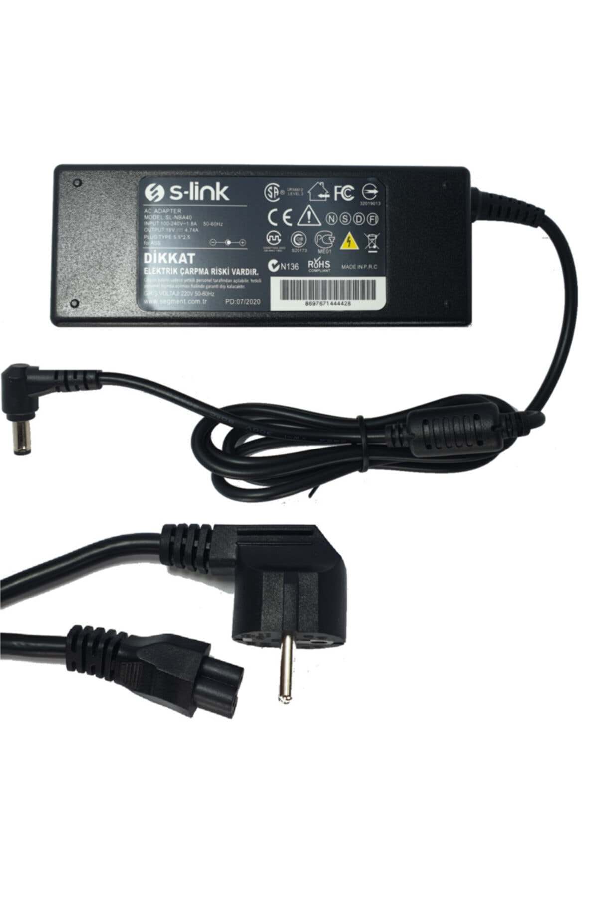 Asus K55n, K55v, K55vd, K55vj, K55vm, K55vs Adaptör Şarj Aleti
