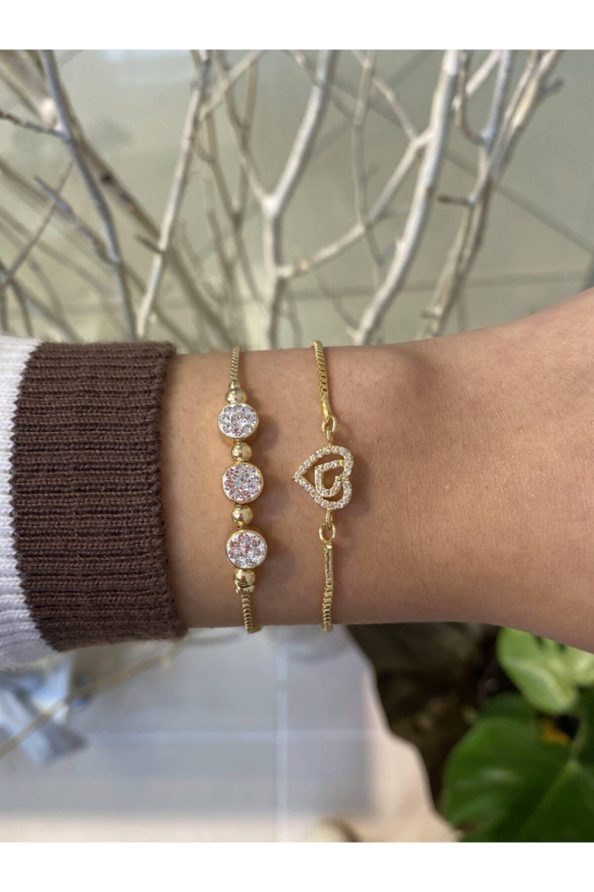 Gold plated bracelet clearance for ladies