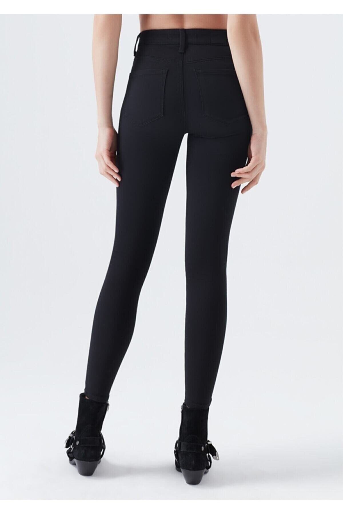 Trn JNS Blugi Skinny Negri Acaip Lili Gold (negru Silky) Femeie - 27