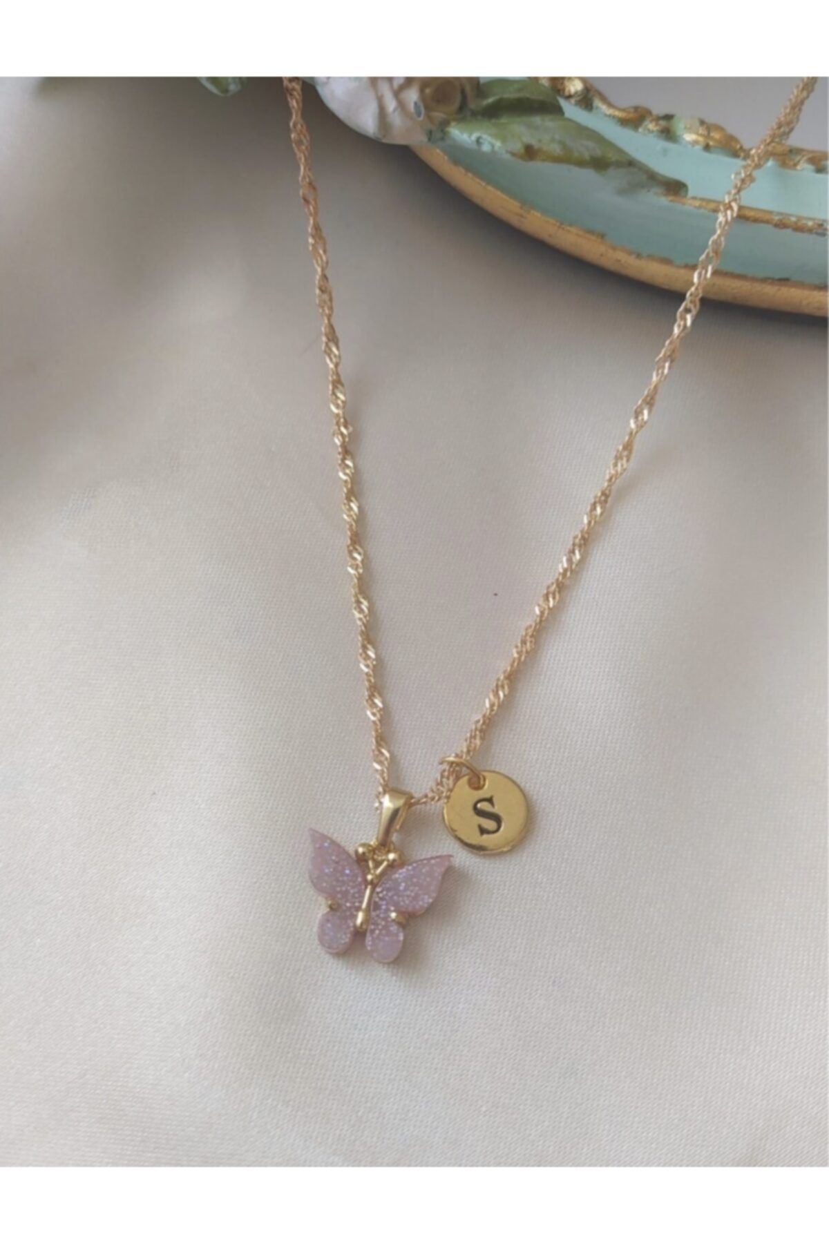 Butterfly Initial Necklace – Urban slayers