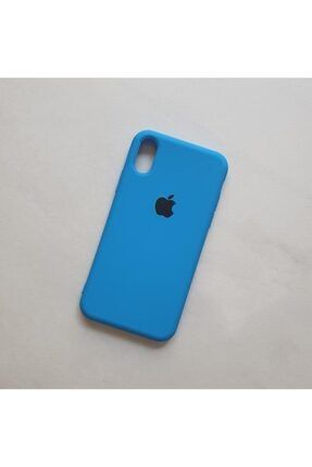 Iphone Xr Uyumlu Kılıf Kapak Mavi LogoluXr