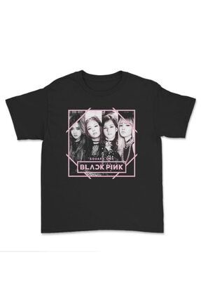 Black Pink Unisex Çocuk Tişört T-shirt Bct2333 BCT2333