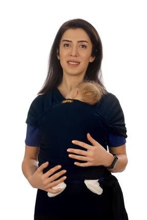Lacivert Bebek Taşıma Şalı Esnek Wrap Sling Bebek Sling Anakucağı Baby Sling EGGYLS001
