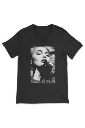 Madonna V Yaka Tişört Unisex T-shirt Bvt3592 BVT3592