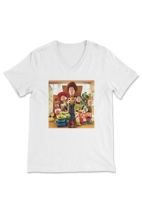 Oyuncak Hikayesi - Toy Story V Yaka Tişört Unisex T-shirt Bvt1465 BVT1465