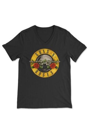 Guns N' Roses V Yaka Tişört Unisex T-shirt Bvt5225 BVT5225