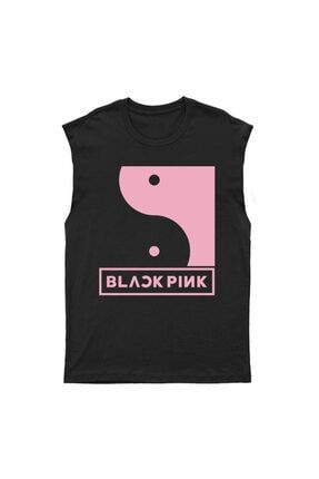 Black Pink Kesik Kol Tişört Kolsuz T-shirt Bkt2331 BKT2331