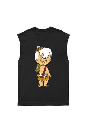 Taş Devri Flintstones Kesik Kol Tişört Kolsuz T-shirt Bkt461 BKT461