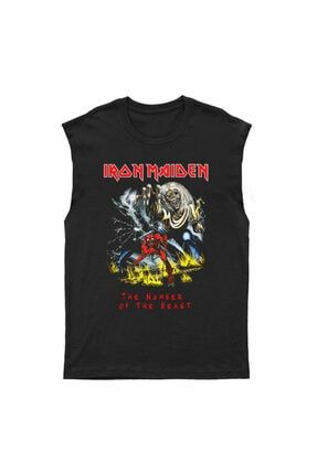Iron Maiden - Iron Maiden Kesik Kol Tişört Kolsuz T-shirt Bkt5310 BKT5310