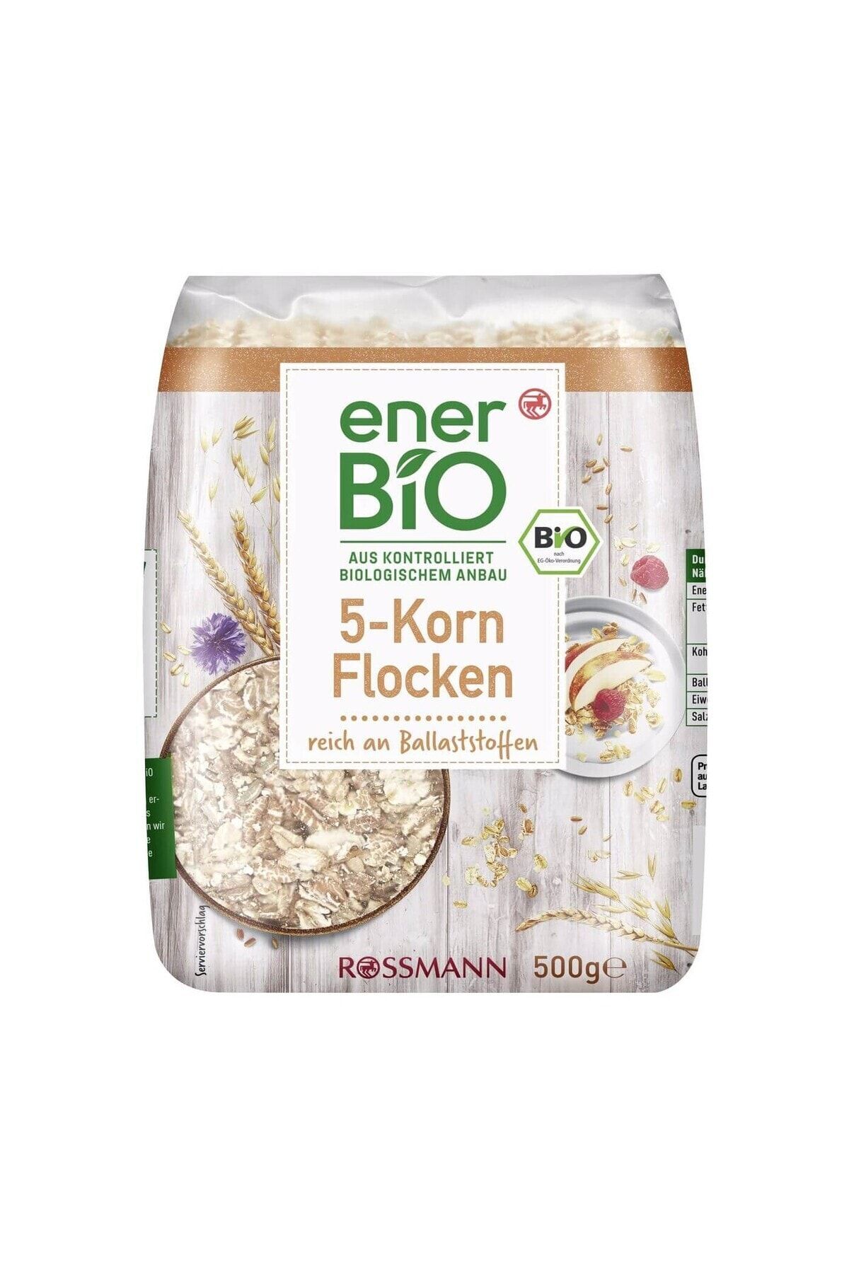 enerBio 5 Tahıllı Gevrek 500 Gr