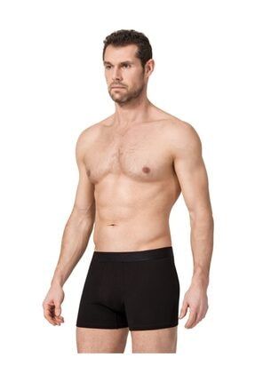 Erkek Siyah Underwear Likralı Boxer MRCLK00111