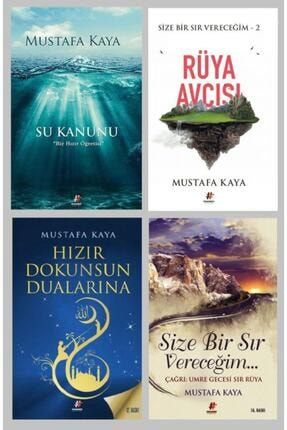 Mustafa Kaya Seti 4 Kitap Hızır Dokunsun Su Kanunu Size Bir Sır ADGJQY37
