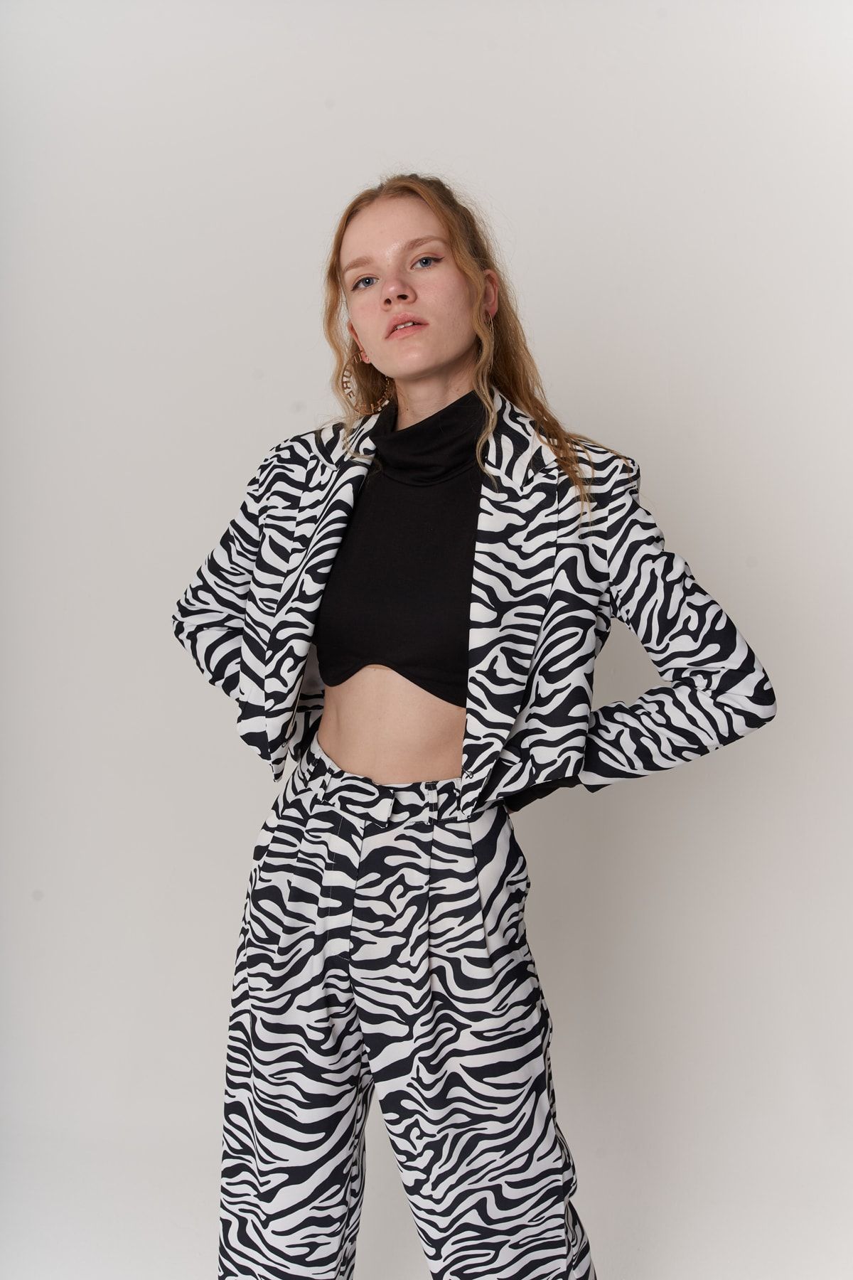Zara zebra hot sale jacket