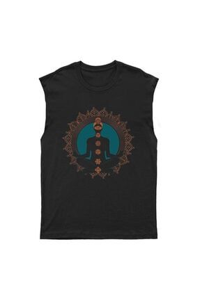 Yoga Kesik Kol Tişört Kolsuz T-shirt - Tişörtfabrikası YK1359