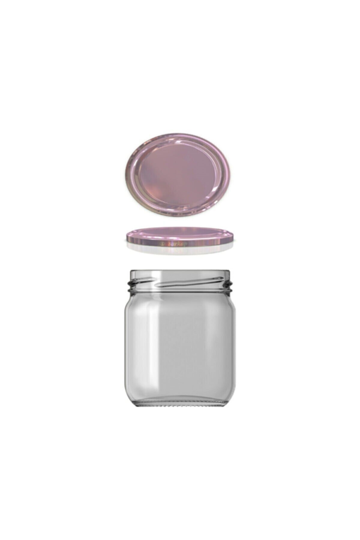 Glass Jar 210 cc gold Cover Baby Food Canned Additional Food Jar 6pcs