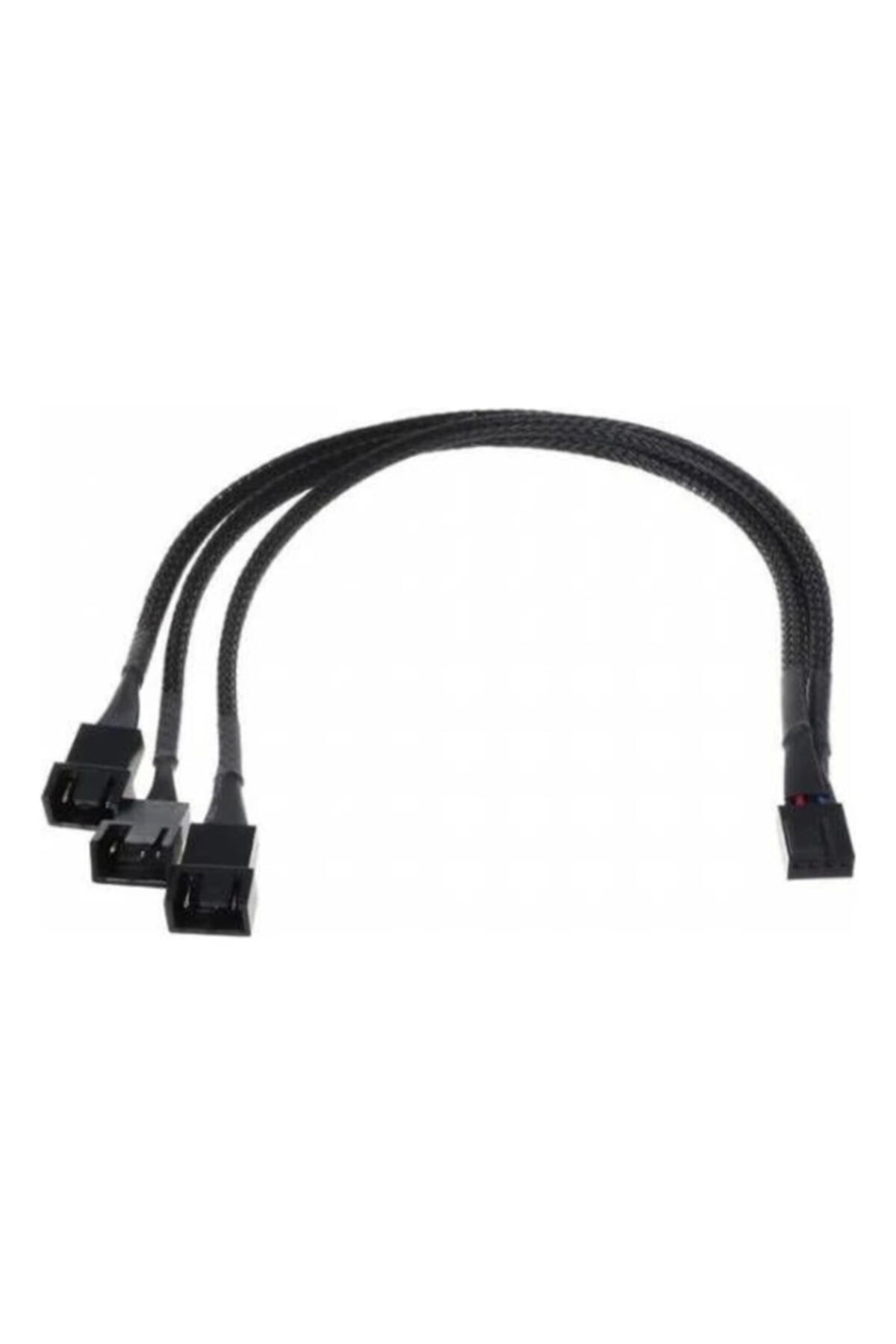 4 Pin 3'lü Fan Çoklayıcı Fan Splitter Fan Çoğaltıcı 4pin 3 Pin 4 Pin Fan Kablosu 4p Dişi 3+3+4p 2