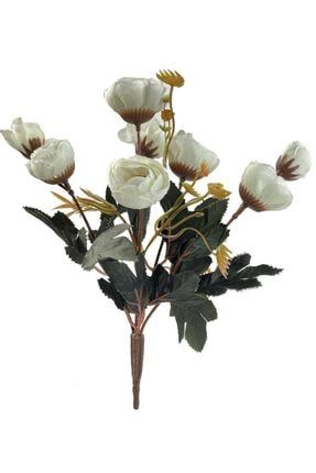 Yapay Çiçek Erengül Demeti 5 Dallı Beyaz ern-5-dal