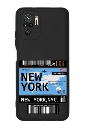 Redmi Note 10s New York Desenli Premium Silikonlu Telefon Kılıfı MCRDMN10SL127
