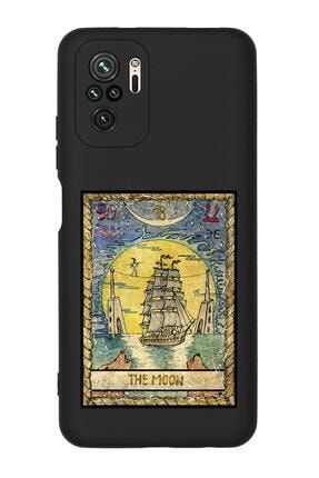 Redmi Note 10s The Moon Desenli Premium Silikonlu Telefon Kılıfı MCRDMN10SL199