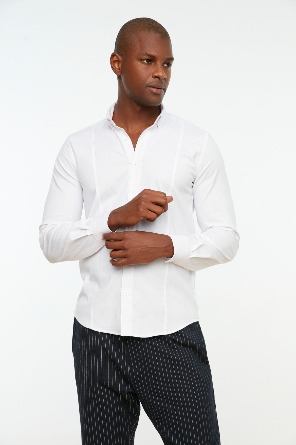 Trendyol Collection Hemd Weiß Regular Fit Fast ausverkauft