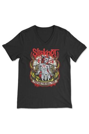 Slipknot V Yaka Tişört Unisex T-shirt Bvt6158 BVT6158