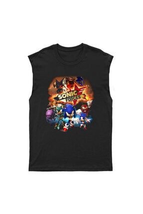 Sonic The Hedgehog Kesik Kol Tişört Kolsuz T-shirt Bkt7860 BKT7860