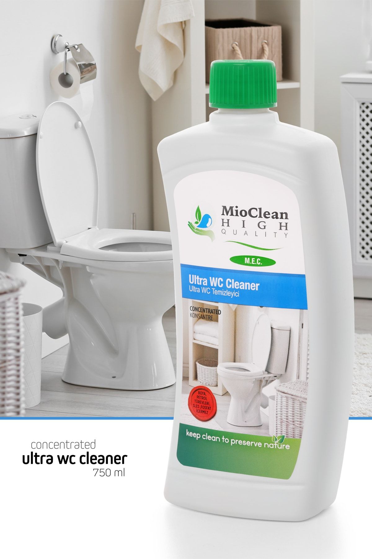 MioClean Ultra Средство для чистки туалетов 750 мл MGEC47100