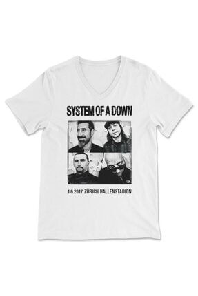 System Of A Down V Yaka Tişört Unisex T-shirt Bvt6241 BVT6241