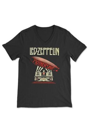 Led Zeppelin V Yaka Tişört Unisex T-shirt Bvt5513 BVT5513