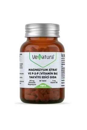 Magnezyum Sitrat Ve P-5-p Vitamin B6 60 Tablet S-16009