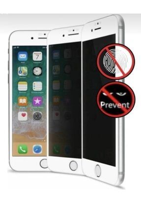 Iphone 6s Mat Hayalet Ekran Gizli Privacy Tam Kaplayan Kırılmaz Cam Seramik Ekran Koruyucu Beyaz TYC00331431531