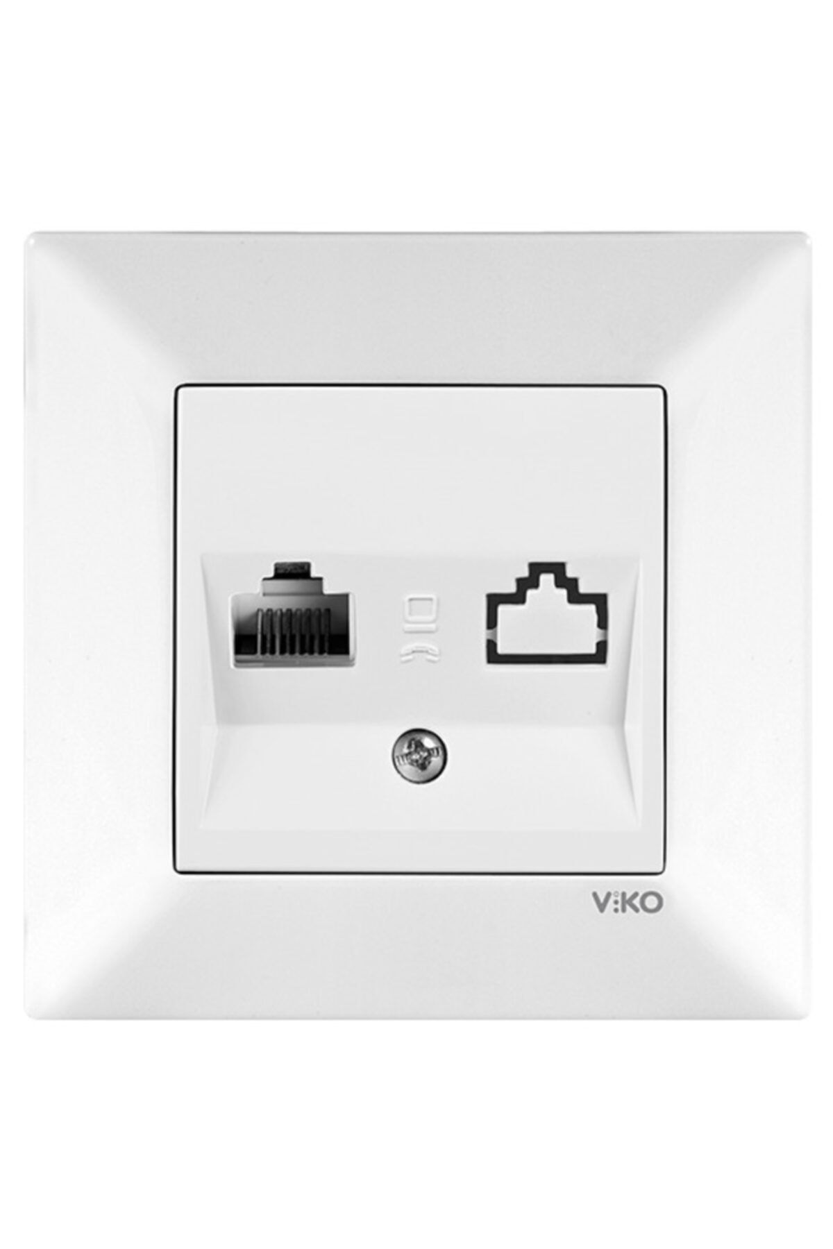 Viko Meridian Tekli Data Priz (Rj45 Cat6) Çerçeveli