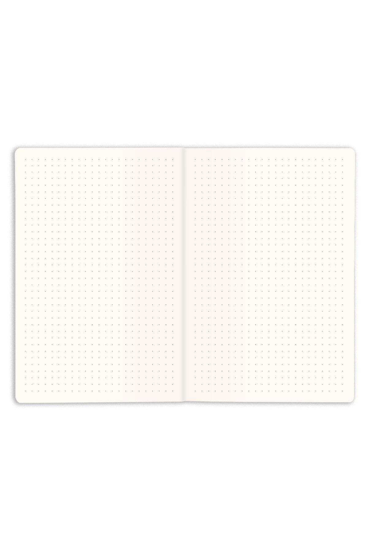 Matt Notebook-دفتر مرن مقاس 13 × 21 منقط باللون البرتقالي 7