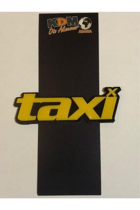 Taxi Oto Arma Yazı Parlak Yüzey Ve Şık Görünüm taxiyazı