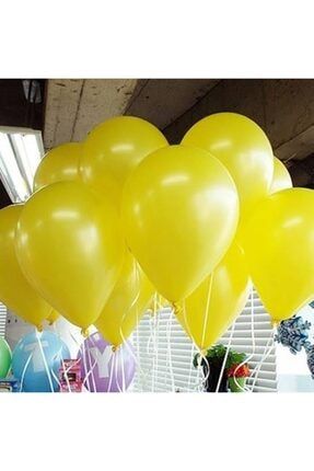 50 Adet Sarı Balon Papatya Güneş Arı Tema Doğum Günü Konsept Yellow