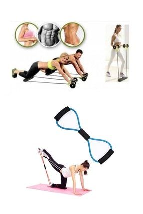 otantik karin kasi bel kol bacak spor aleti ipli tekerlekli egzersiz direnc spor lastigi el yayi 3 lu set fiyati yorumlari trendyol
