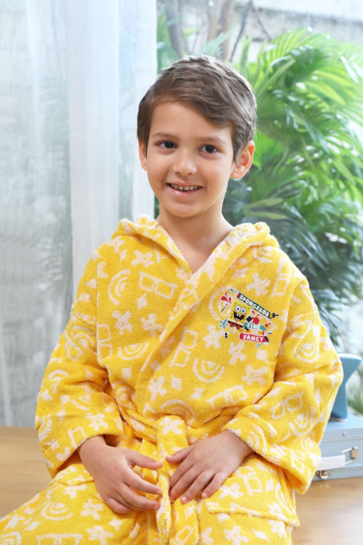 حوله پالتویی مردانه زرد ازدیلکÖzdilek | 2117 اورجینال - تصویر 2