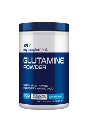 Glutamine Powder Glutamin 1000 gr Aromasız Amino Asit 200 Servis MYSUPPLEMENT-033