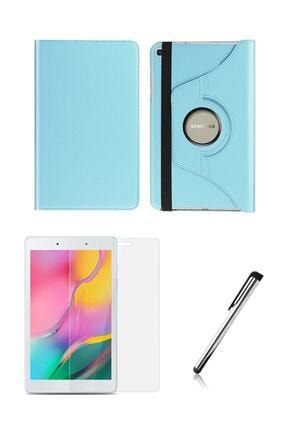 Galaxy Tab A Sm-t290 Dönerli Tablet Kılıfı Seti 8 Inç Mavi MOBİLŞUBE-T290 Set