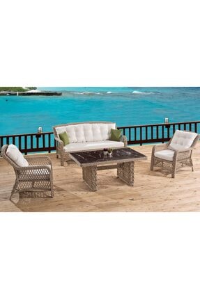 Flexy Garden Kahverengi Bahce Mobilyasi Takim Trendyol