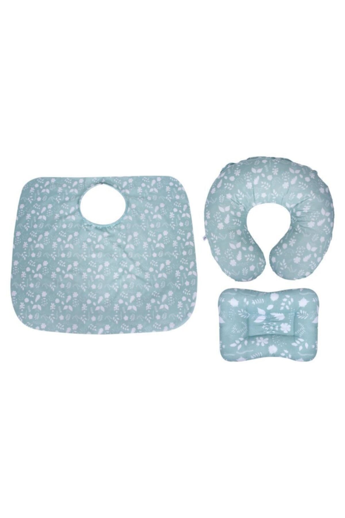 Breastfeeding Cushion Bib Set ART-75 Leaf Pattern